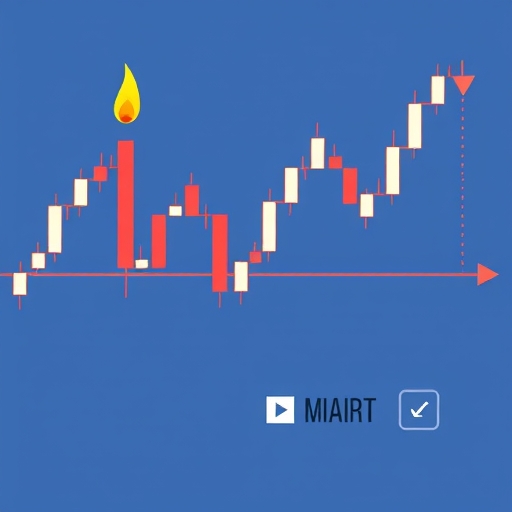 แสดงแท่งเทียน Hammer บนกราฟ