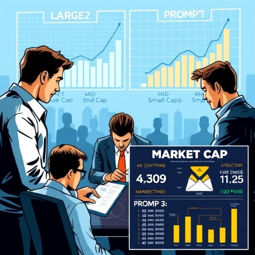 ตัวแทนภาพใหญ่ กลาง และเล็กของบริษัทที่มี Market Cap ต่างกัน