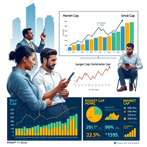 อินโฟกราฟิกแสดงการคำนวณและความสำคัญของ Market Cap