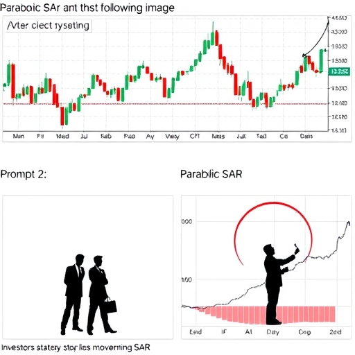 กราฟเส้น Parabolic SAR แสดงแนวโน้มราคา