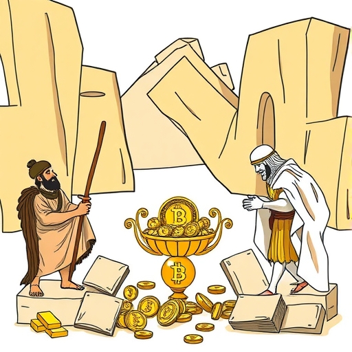 ภาพทองคำเป็นสื่อกลางในการแลกเปลี่ยน