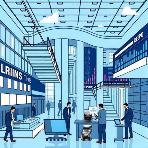 ภาพการไหลของสภาพคล่องในระบบธนาคารผ่าน Repo