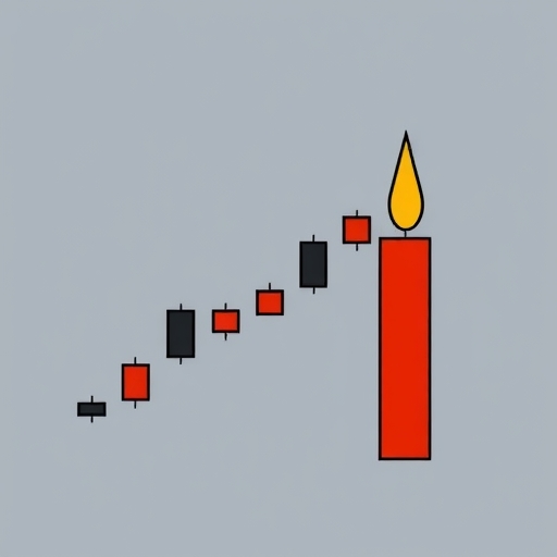 รูปภาพการวิเคราะห์ การกลับตัวของแนวโน้มในตลาดการเงิน ที่เกิดจากรูปแบบแท่งเทียน Harami