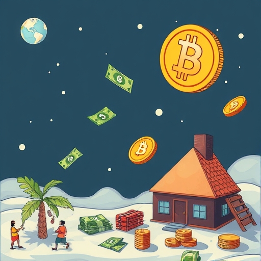 ภาพแสดงการเปลี่ยนสินทรัพย์จริงไปเป็นสภาพคล่องผ่าน Tokenization