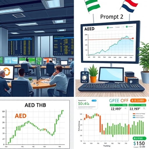 เครื่องมือแสดงการแลกเปลี่ยนค่าเงิน รวมทั้งกราฟและการแจ้งเตือนต่าง ๆ