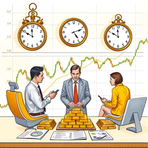 วิเคราะห์รายละเอียดตลาดทองคำ บนโต๊ะทำงาน