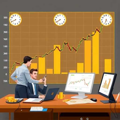 นักลงทุนที่กำลังพูดคุยเกี่ยวกับกลยุทธ์ทองคำ