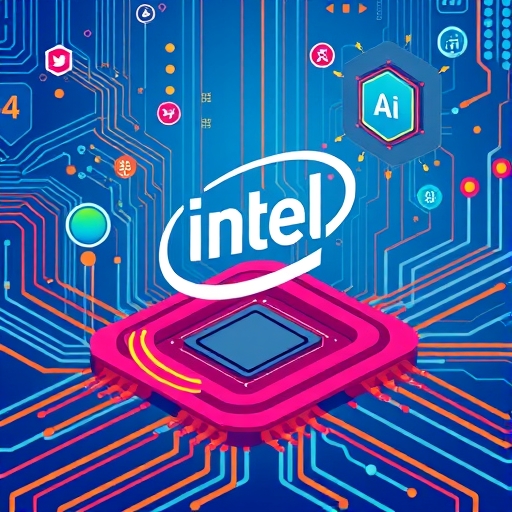 ภาพแสดงการแข่งขันฯ เทคโนโลยีเซมิคอนดักเตอร์กับ Intel