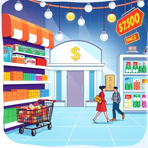 การแสดงภาพการเปลี่ยนแปลงราคาในสินค้าและบริการที่ครัวเรือนซื้อเพื่อการบริโภค