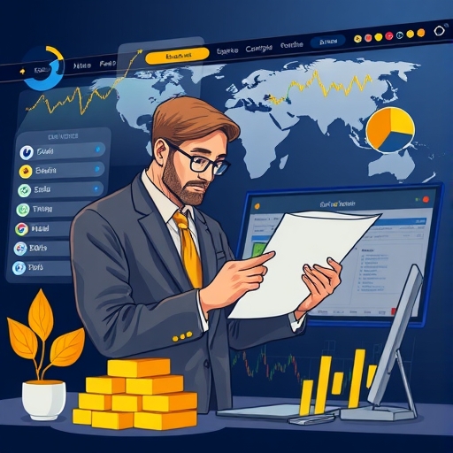 ความคิดเกี่ยวกับตลาดทองคำทั่วโลกที่มีเครื่องมือและการวิเคราะห์ที่หลากหลาย