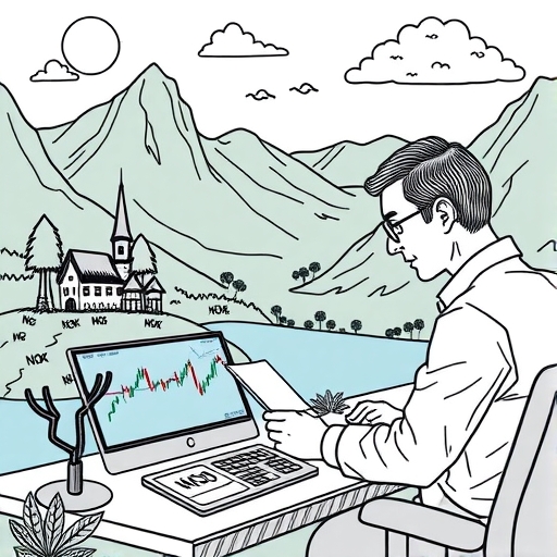 กราฟแสดงประสิทธิภาพและแนวโน้มที่ผ่านมาของ NOK