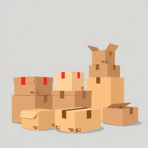 กล่องที่แสดงถึงการปรับใช้ในโลจิสติกส์