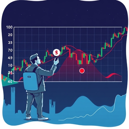 การแสดงกราฟแท่งราคาและสัญญาณซื้อขาย