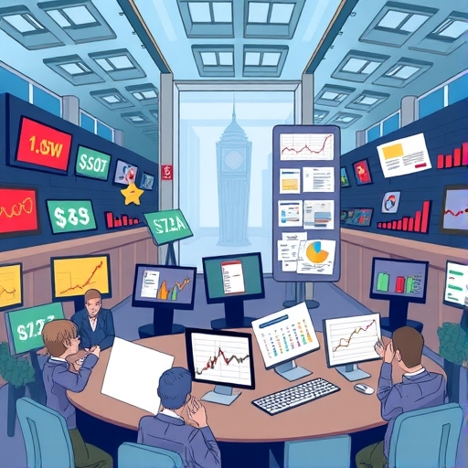 ตลาดที่มีการซื้อขายอย่างคึกคัก