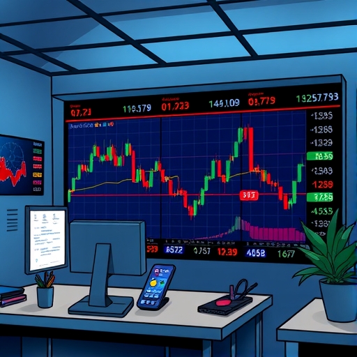 ฉากการเทรด Forex ที่มีค่าสเปรดต่ำ