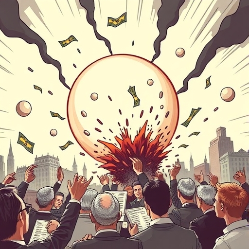 นักลงทุนที่วิตกกังวลในภาพวิกฤตการเงิน