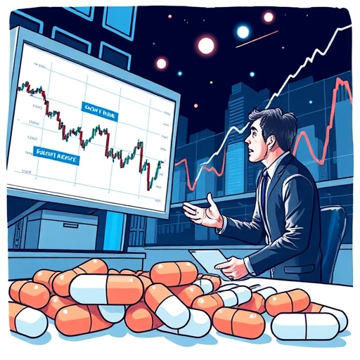 นักลงทุนกำลังวิเคราะห์แนวโน้มของยาทางการแพทย์