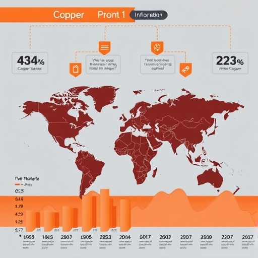 แผนผังแนวโน้มตลาดทองแดง