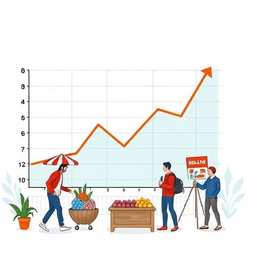 กราฟแสดงแนวโน้มเงินเฟ้อ