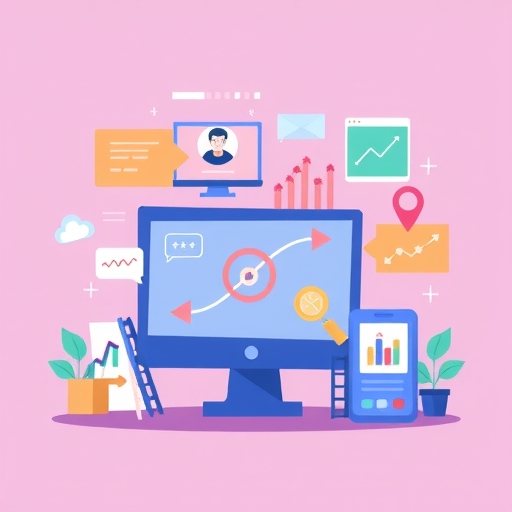 一張描繪全球經濟連結與商業成長的視覺化圖案