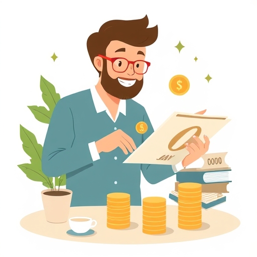 一個人在做預算規劃