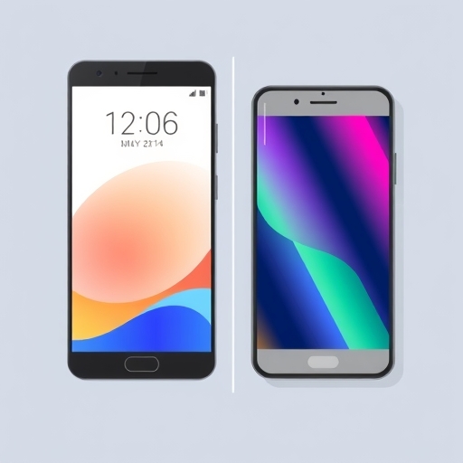 一位用戶正在智慧型手機上查看股票走勢圖。