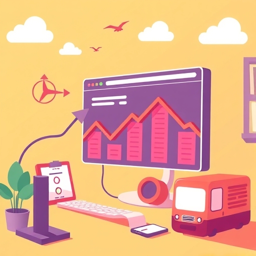 一個代表繁忙網路數據流動的網站圖示