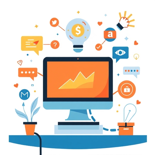 數位行銷策略的插圖
