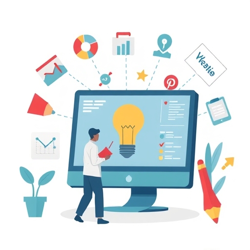 數位行銷策略的插圖