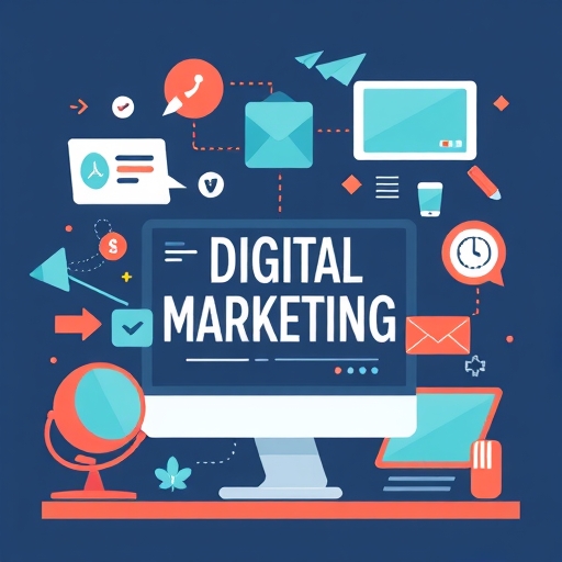 數位行銷策略的插圖