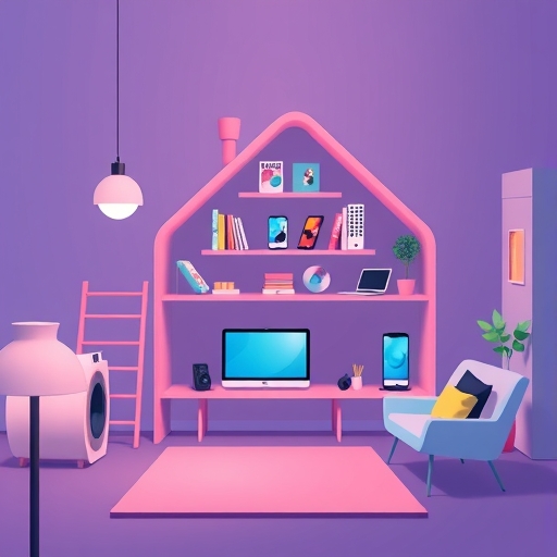 智能家居設備的插圖