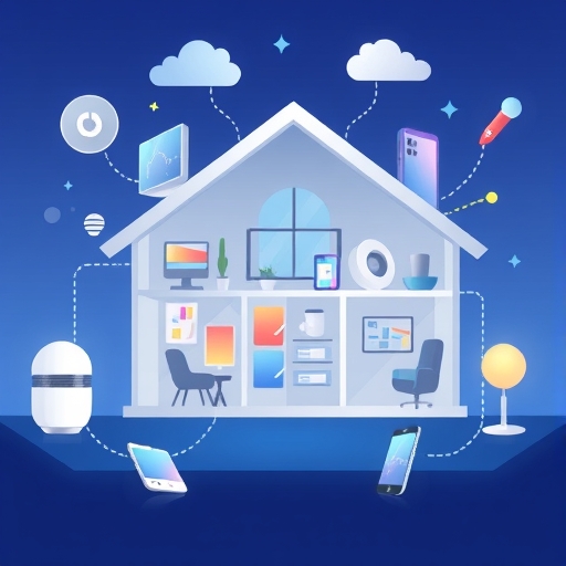 智能家居設備的插圖