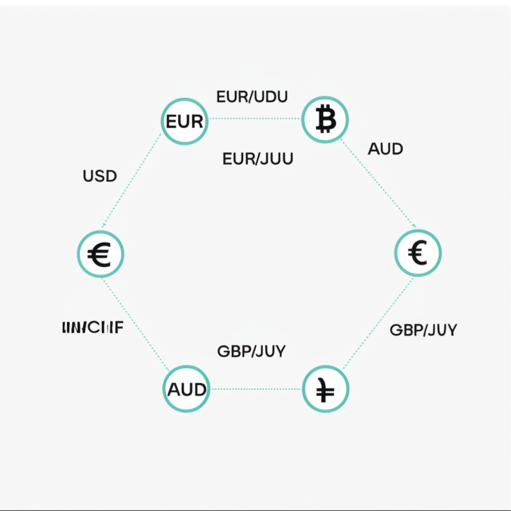 ภาพประกอบ: แสดงคู่เงินหลักที่นิยมเทรดในแต่ละช่วงเวลาของตลาด Forex