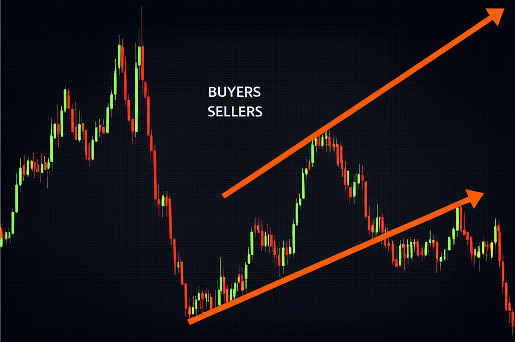 illustration market dynamics buyers sellers battle double bottom buyers gaining strength after second low